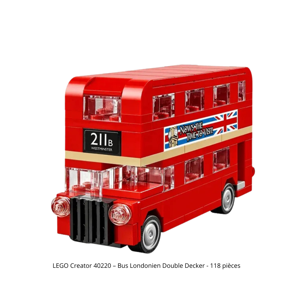 LEGO Creator 40220 – London Double Decker Bus - 118 pieces