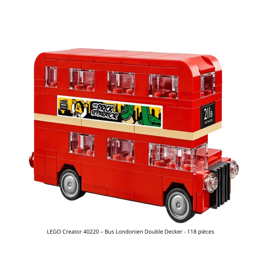 LEGO Creator 40220 – London Double Decker Bus - 118 pieces