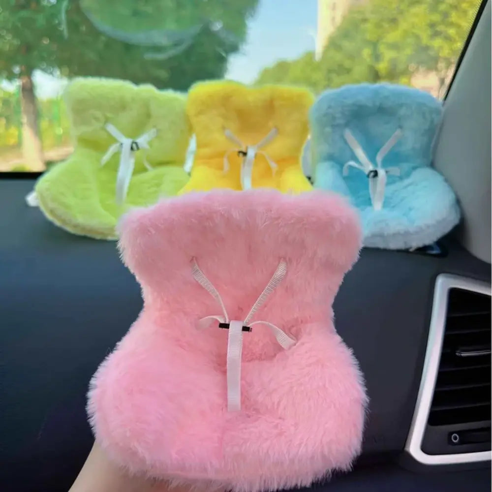Mini Siège Auto Peluche pour Figurines – Multicolore