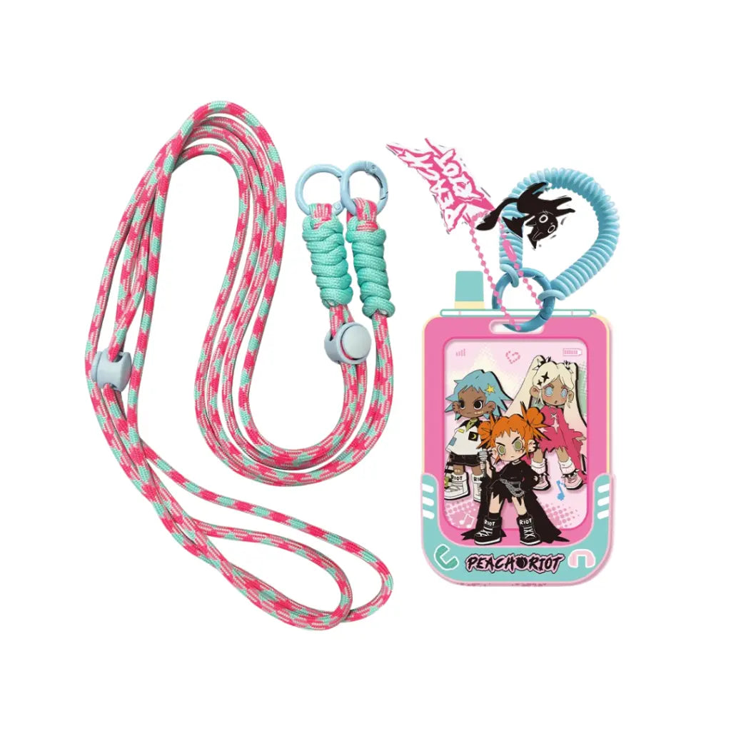 Porte-carte Lil Peach Riot – Série Loading! | POP MART Officiel