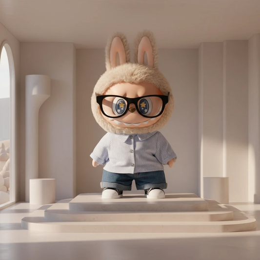 POP MART Labubu Flip With Me Vinylfigur 40 cm XL