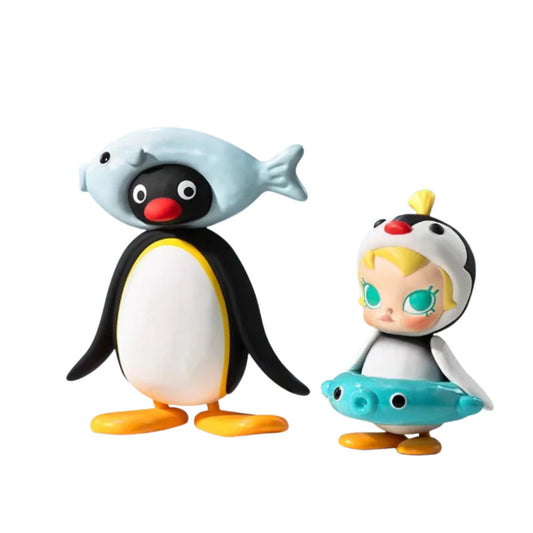 POP MART Baby Molly x Pingu – Fish Fun Figur, limitierte Edition 2024