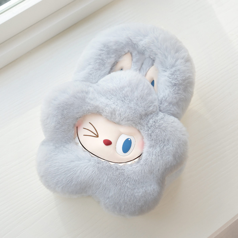 Sac Peluche Labubu – THE MONSTERS Classic Series (Marron / Bleu)