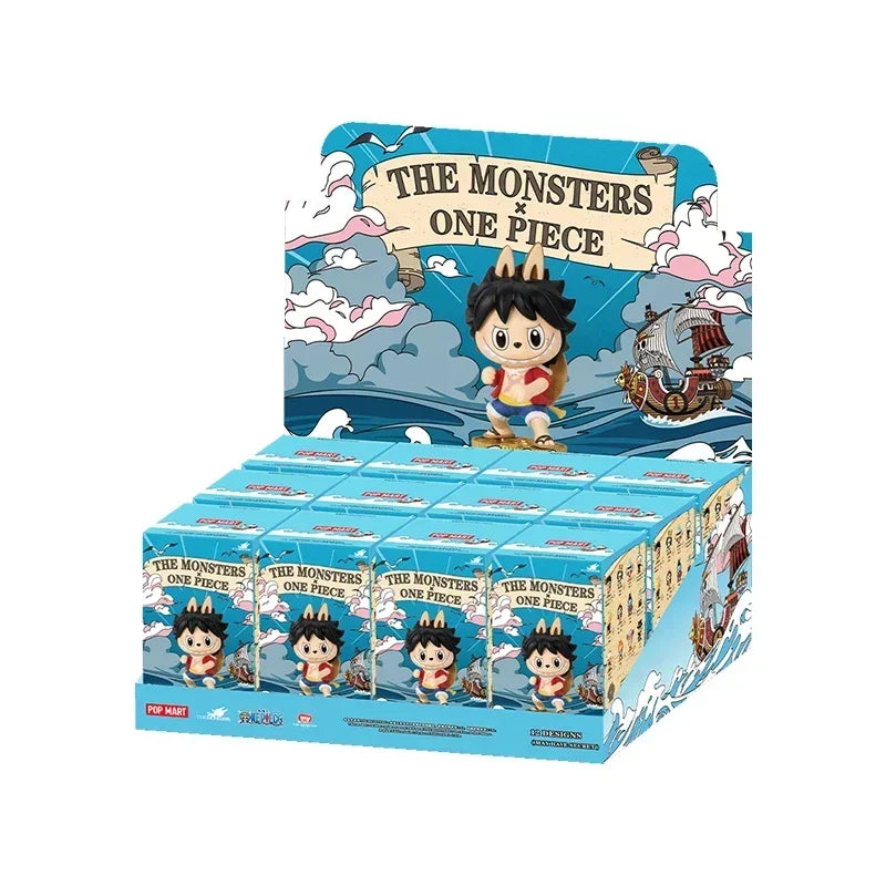 POP MART THE MONSTERS X une pièce série boîte aveugle jouets Kawaii Anime figurine Surprise boîte mystère poupées filles cadeau