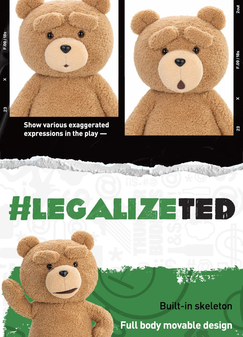 POP MART TED 2 Figurine Articulée TED Officielle 14+