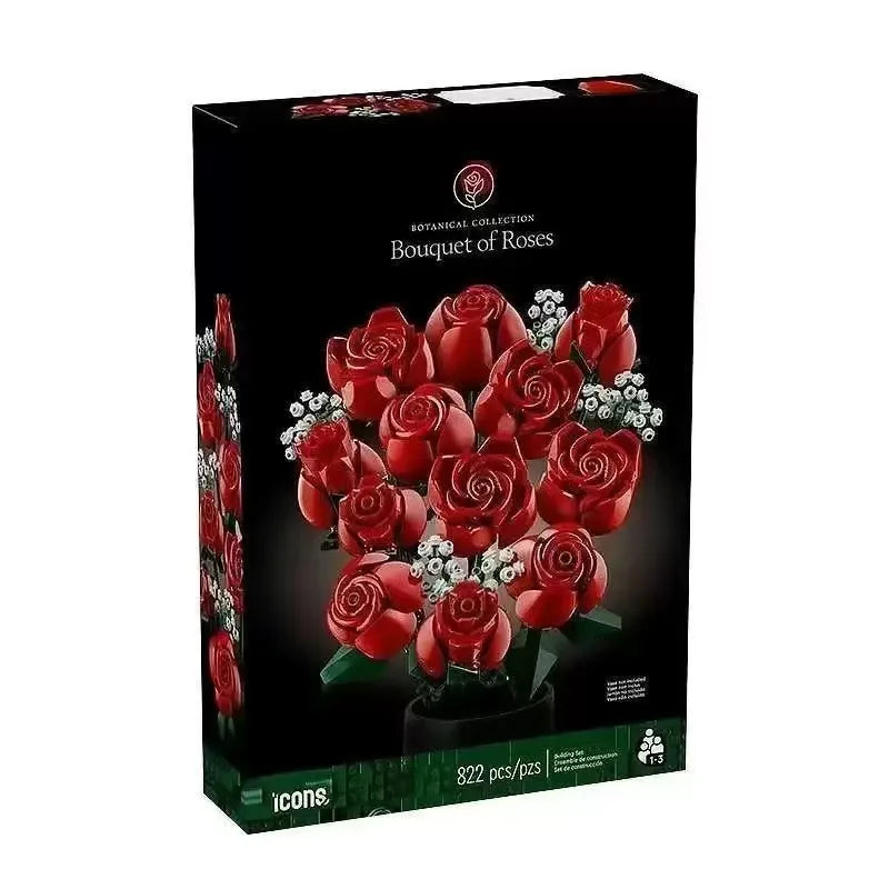 Calendrier de l’Avent 2025 Fleurs à Construire en Blocs pour Adultes et Enfants