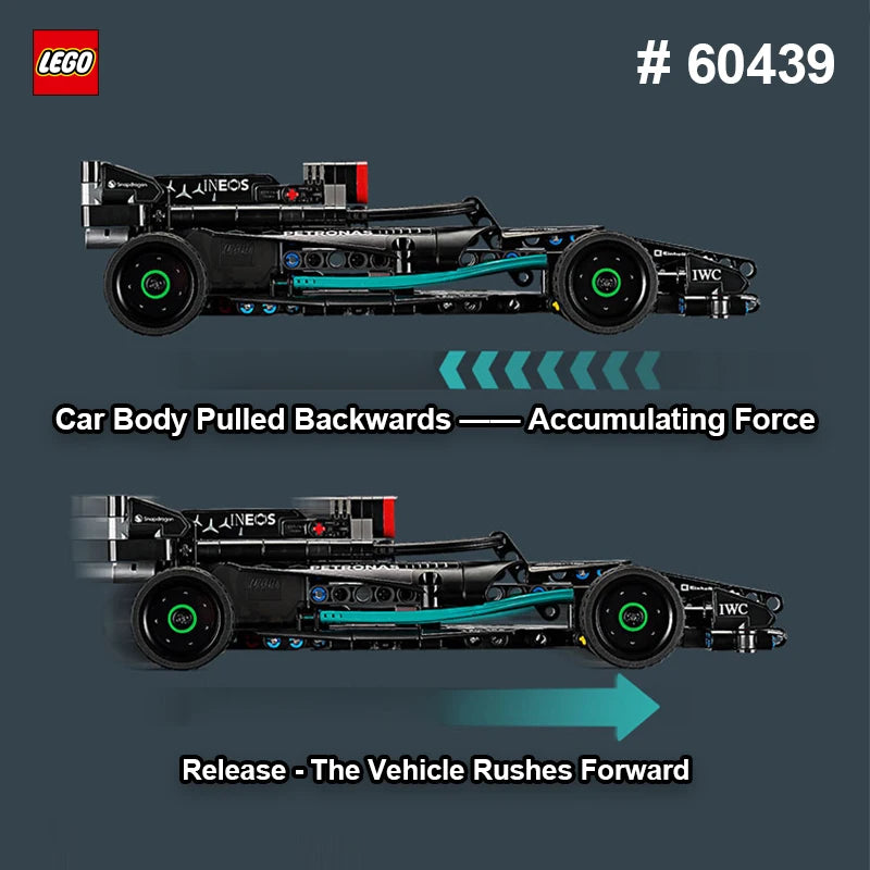LEGO 42165 Mercedes-AMG F1 W14 E Performance Pull-Back Technic series 175 PCS DIY Toys for Boys, Girls, and Children (ages 7+)