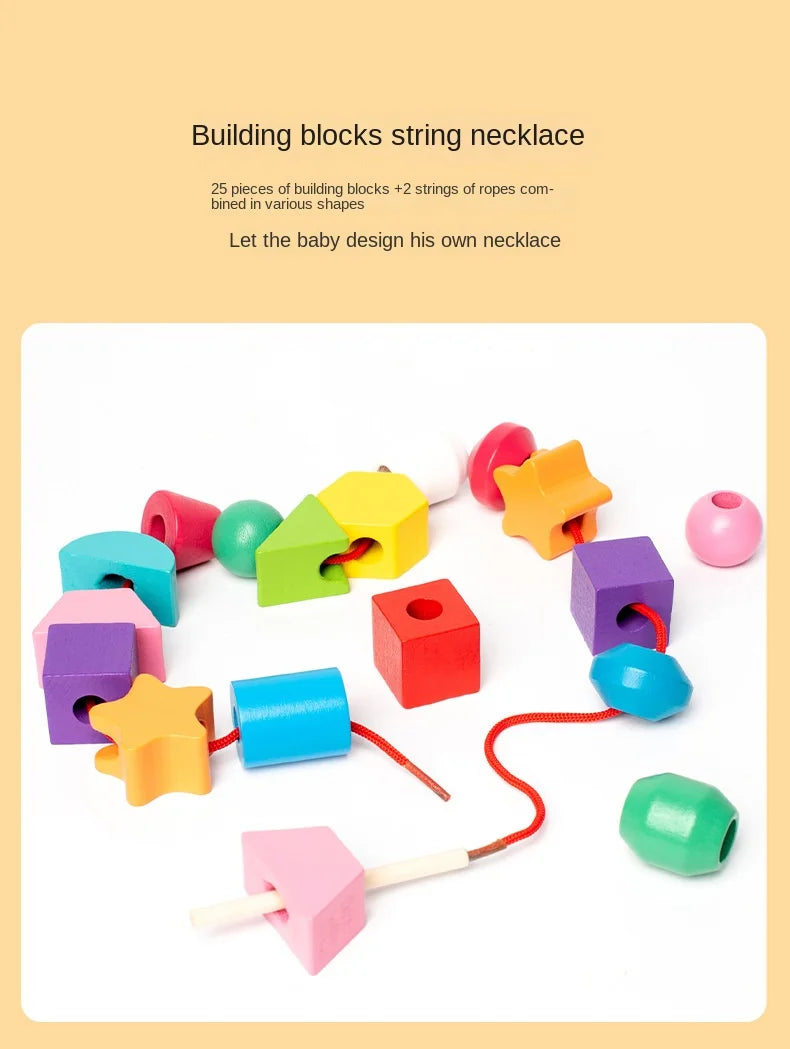 Jeu Montessori Bois – Puzzle Couleurs et Formes Bébé