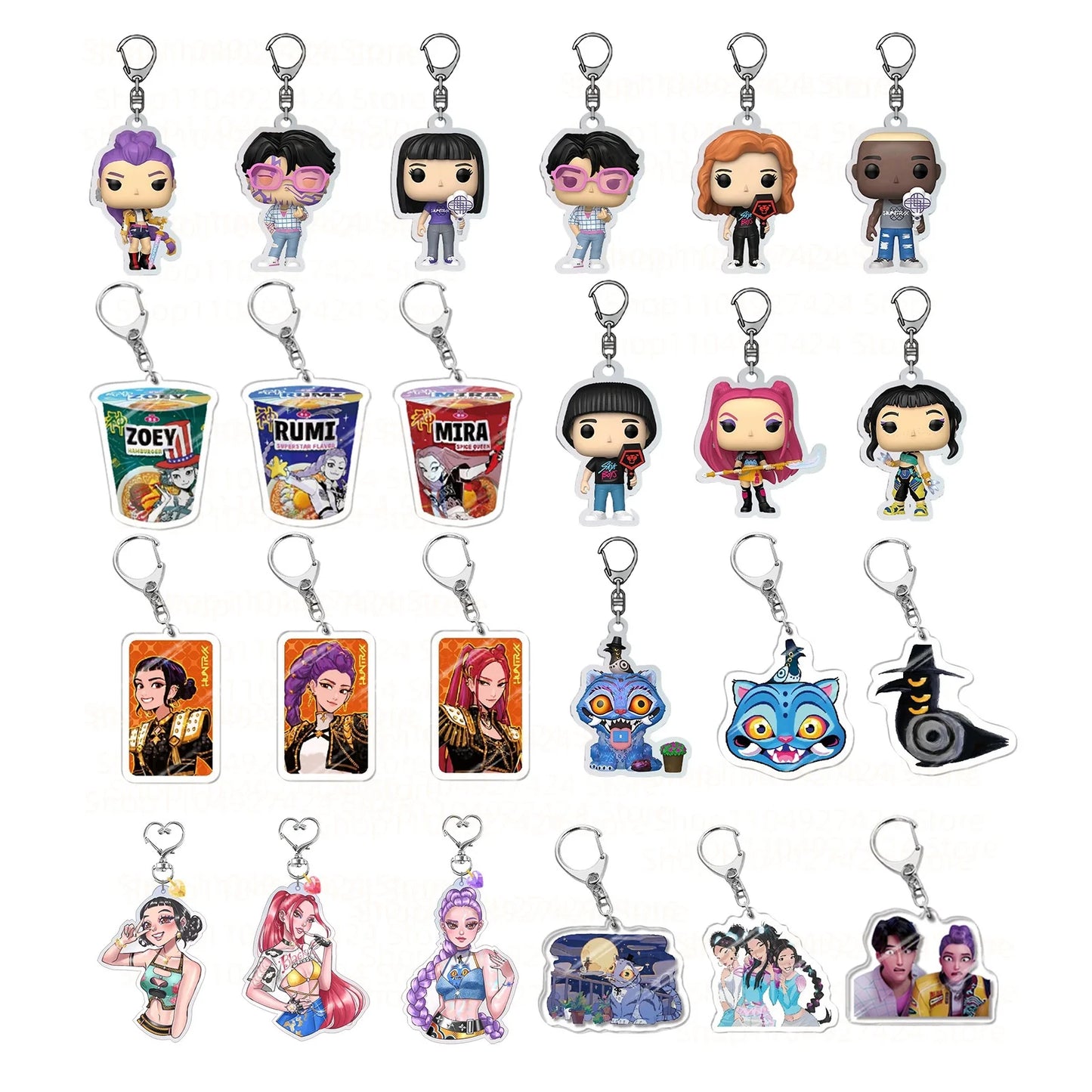 Calendrier de l’Avent Kpop Demon Hunters avec Figurines Acryliques