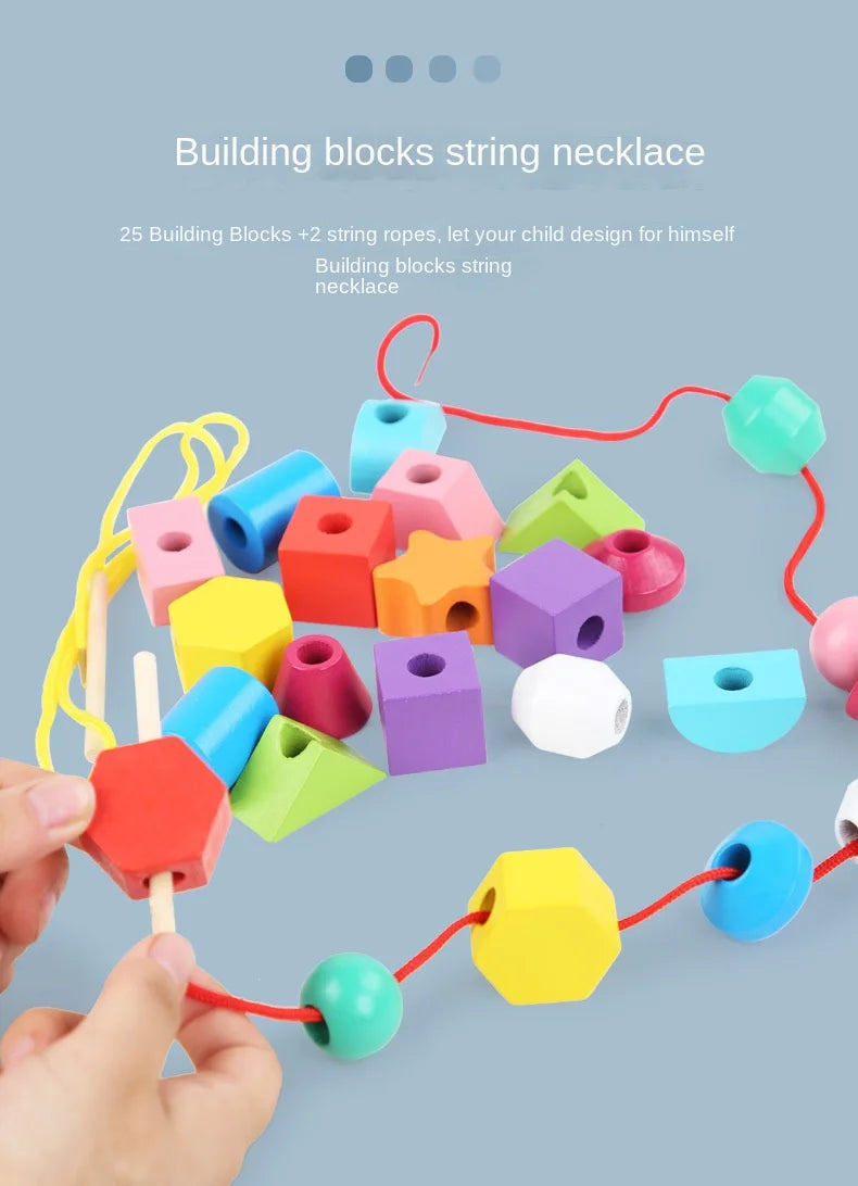 Jeu Montessori Bois – Puzzle Couleurs et Formes Bébé