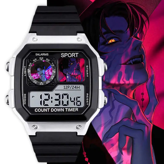 KPop Demon Hunters LED montres numériques Anime femmes montre électronique bracelet en Silicone dessin animé Sport de plein air montre-bracelet horloge cadeaux