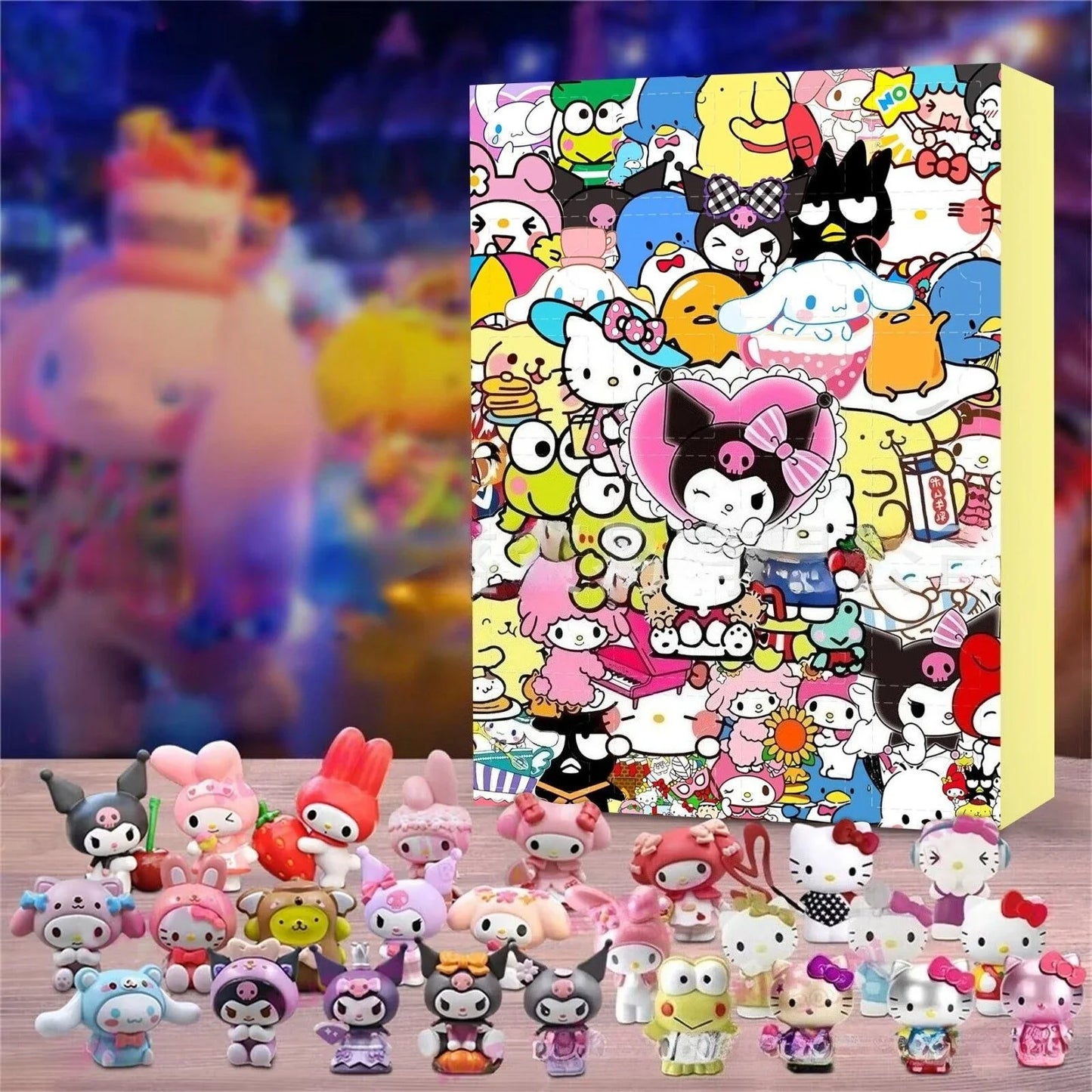 MINISO Calendrier de l’Avent Stitch avec Figurines Dessin Animé 2024