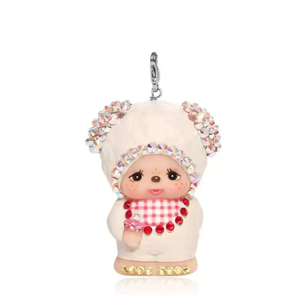 Monchhichi – pendentif mignon pour sac d'école, porte-clés, décoration de téléphone portable, ornements Anime, jouet…