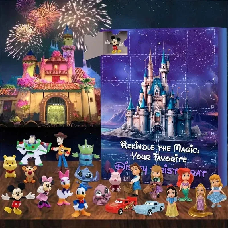 MINISO Calendrier de l’Avent Stitch avec Figurines Dessin Animé 2024