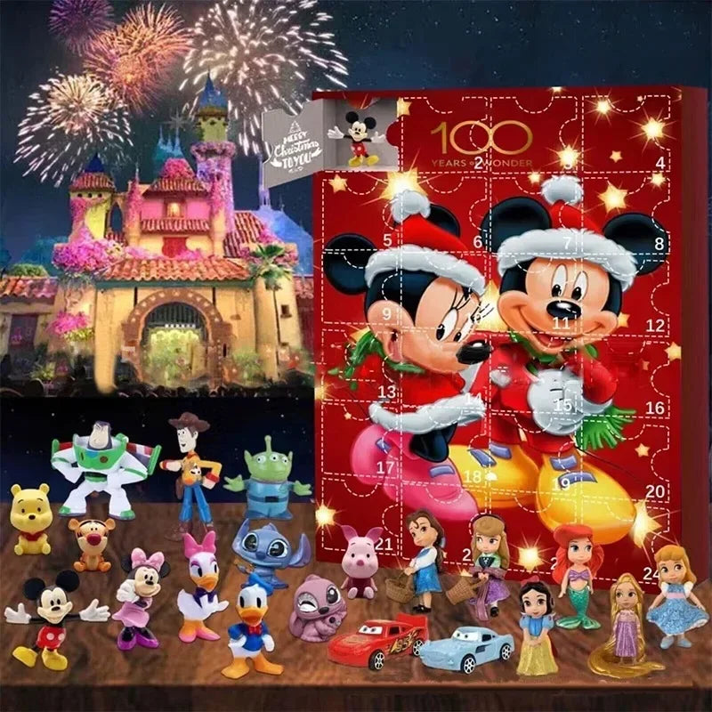 MINISO Calendrier de l’Avent Stitch avec Figurines Dessin Animé 2024