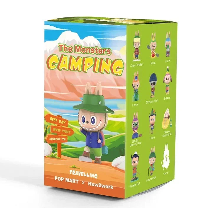 POP MART Labubu Wilderness Travel – Camping-Figur als Blind Box oder zur Auswahl