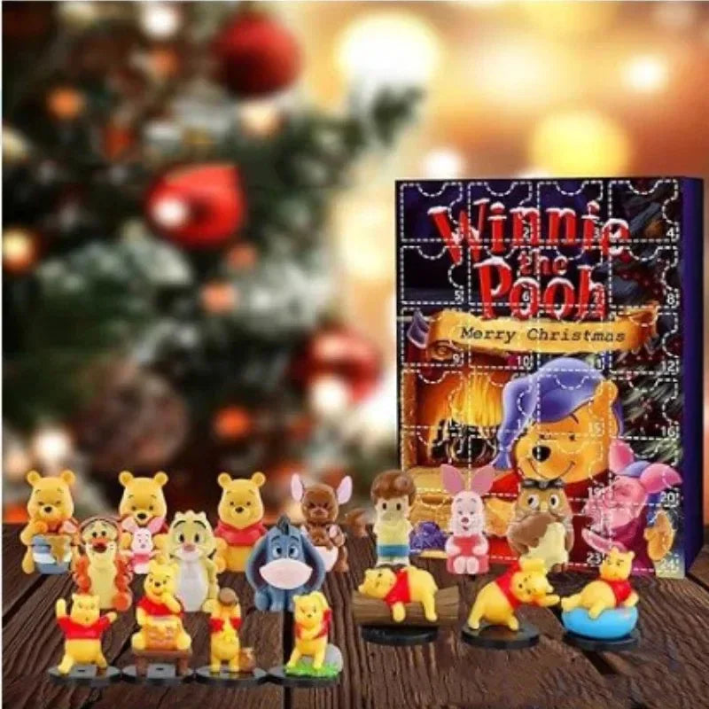 MINISO Calendrier de l’Avent Stitch avec Figurines Dessin Animé 2024