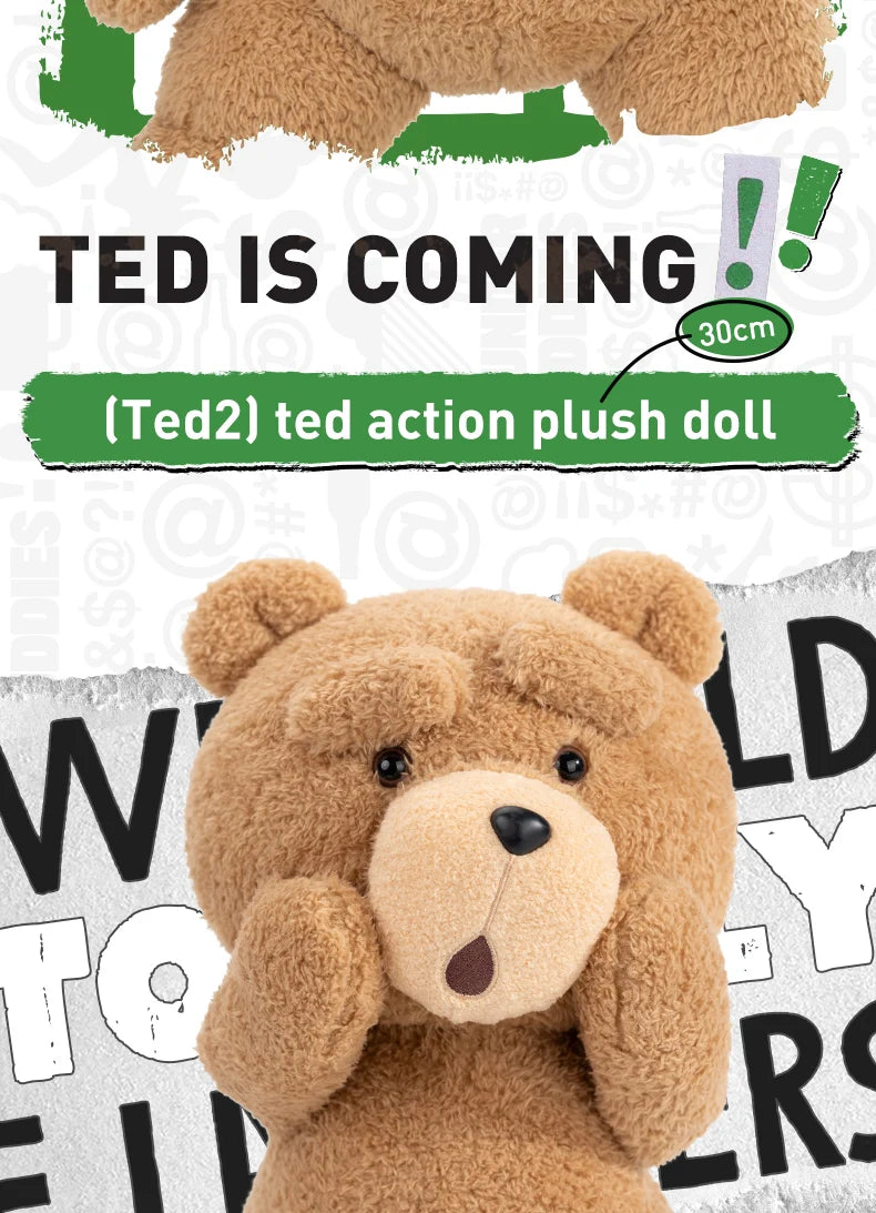 POP MART TED 2 Figurine Articulée TED Officielle 14+