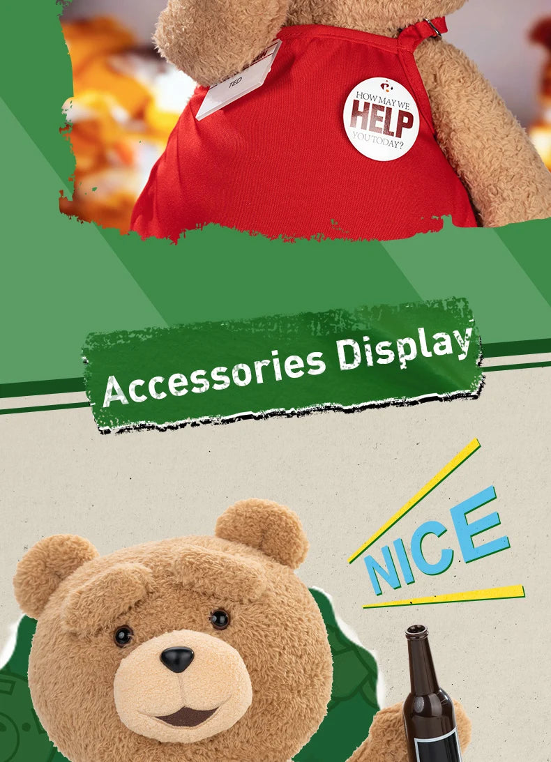 POP MART TED 2 Figurine Articulée TED Officielle 14+
