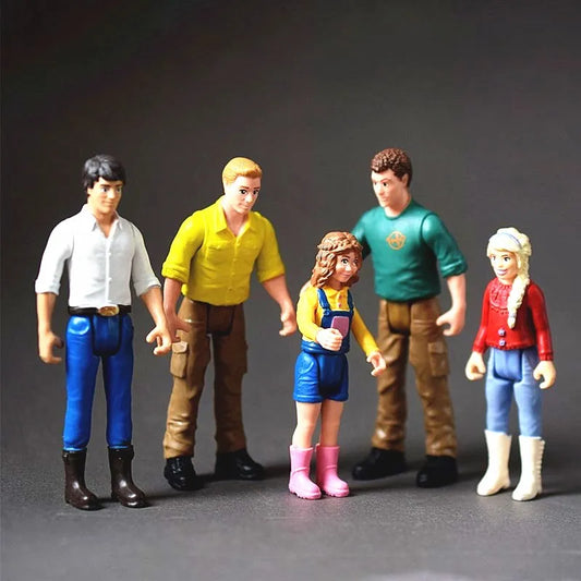 Realistische Familienfiguren – Set mit Eltern und Kind