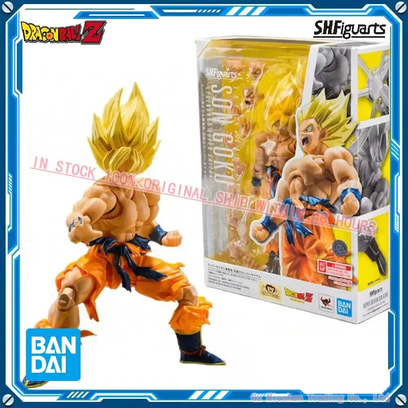 BANDAI Son Goku Super Saiyan Sammelfigur, beweglich | Dragon Ball Z