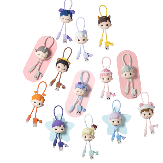 POP MART HACIPUPU The Constellation Kabel Blind Box Sammlerstück | Kawaii Tech-Zubehör