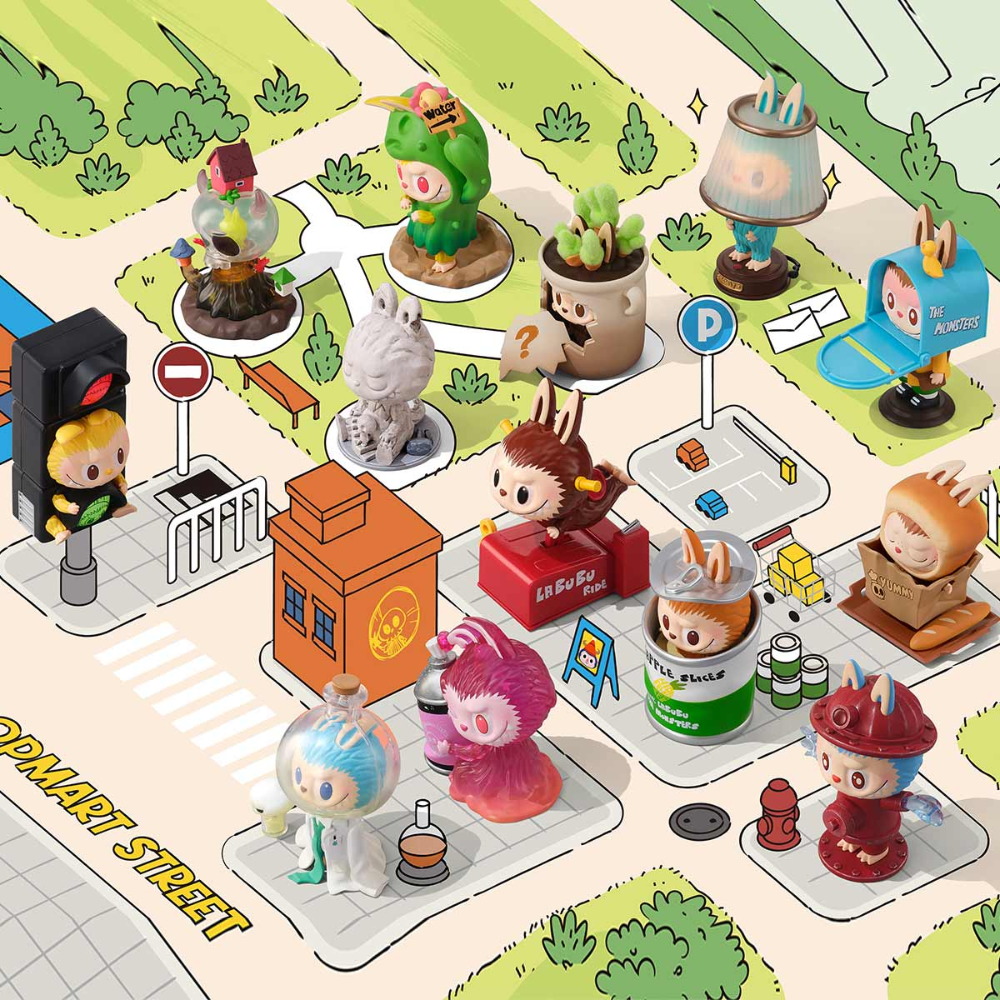 Labubu – Figurine Blind Box “Almost Hidden Series” POP MART (7-11 cm)