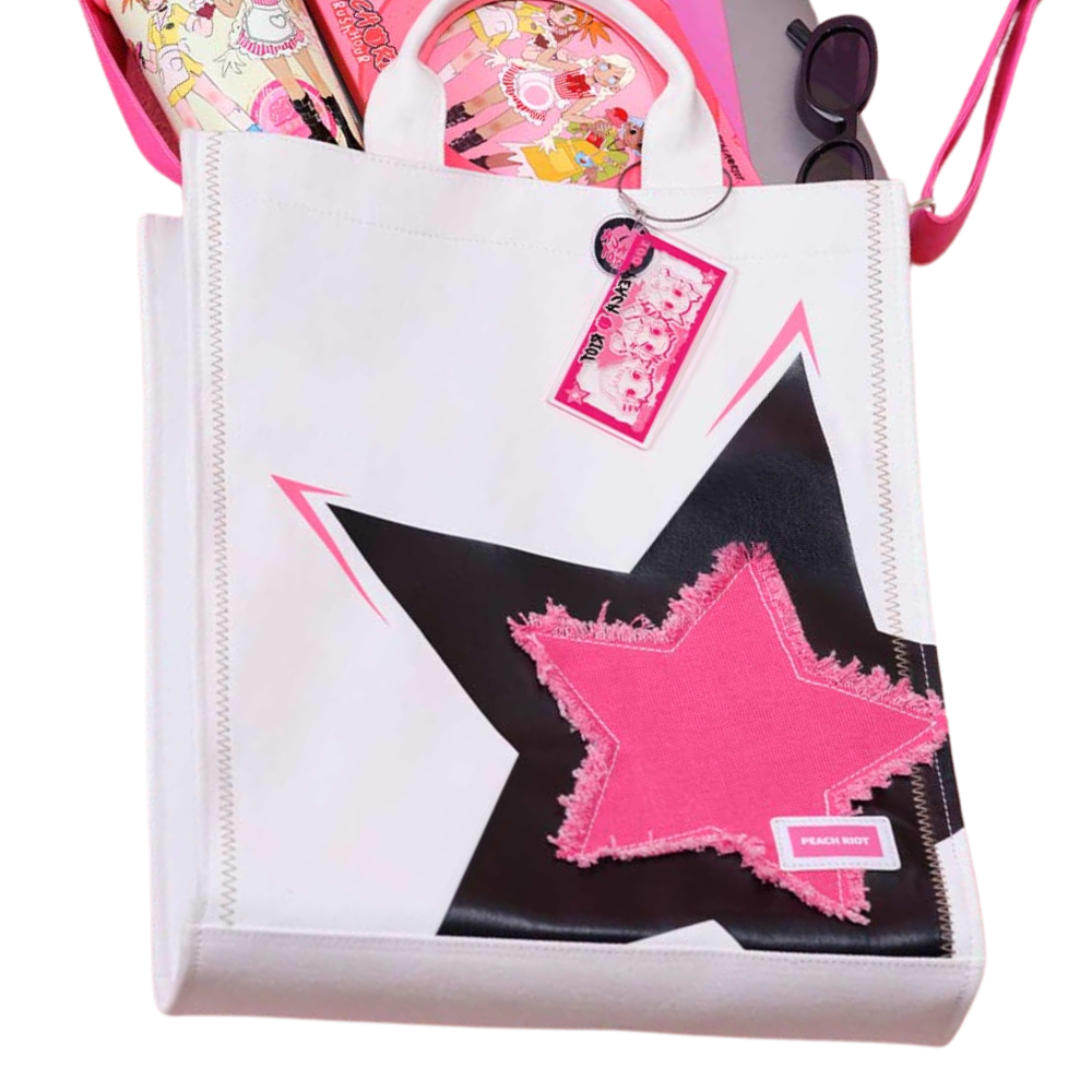 Sac bandoulière Peach Riot - 33×38 cm - POP MART Edition