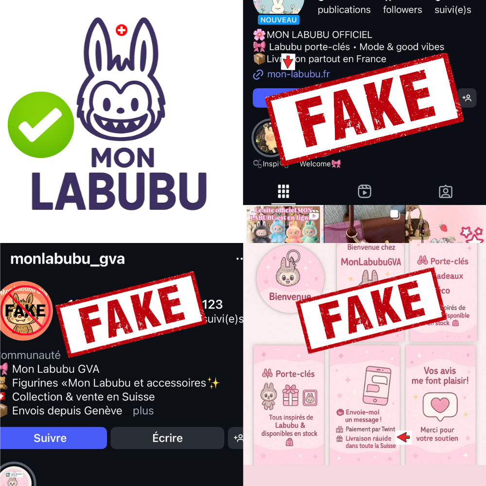 MISE EN GARDE CLIENTS : Ne vous laissez pas tromper par les faux « Mon Labubu »