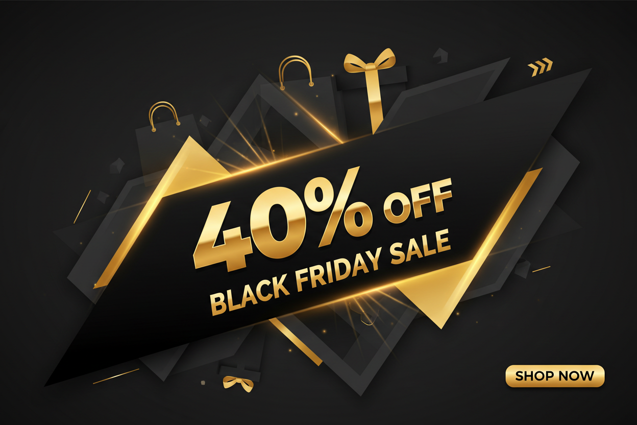 Black Friday 40 %