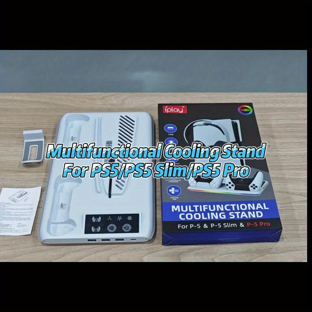 CoolBase – Station de Refroidissement PS5 avec Chargeur Double & LED RGB