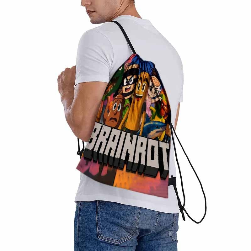 Sac à Dos Italian Brainrot – Design Cartoon Original, Léger & Résistant
