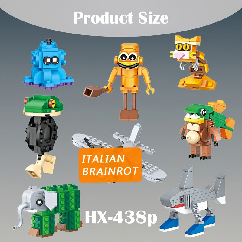 Tung Sahur Stick Tralalero – Jeu de Construction – 1000 Pièces