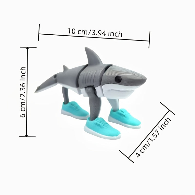 Tralalero Requin Aux Baskets Sculpture Fantaisie Amovible Edition Limitee Decoration Murale