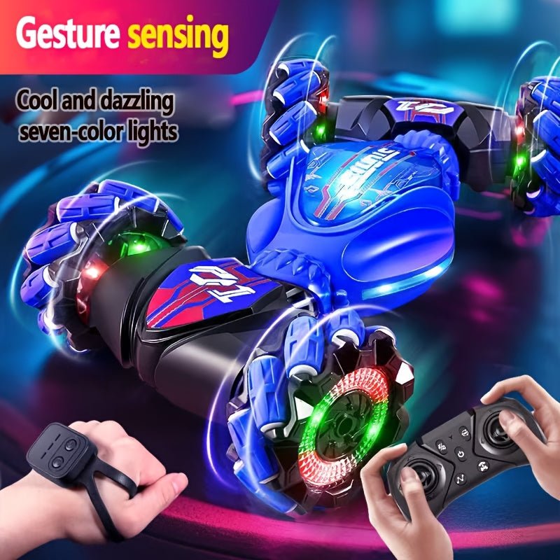 RoboClimb – Voiture Télécommandée 4x4 Métal à Détection de Gestes, Rechargeable