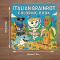 Livre de Coloriage Italian Brainrot – 22 Personnages Mèmes & Défis Créatif