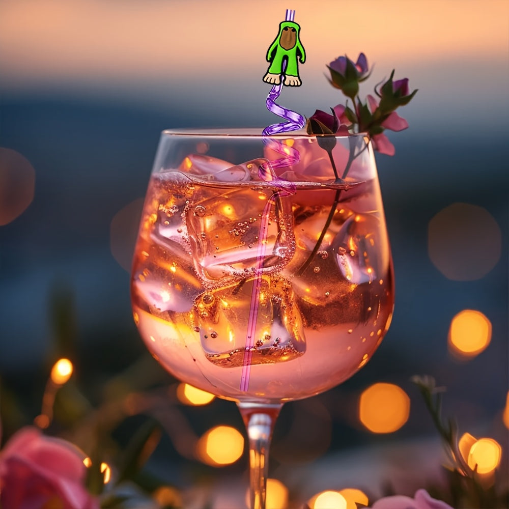 Set 13/26 Attaches Déco pour Pailles – Thème Brainrot Sahur & Tralalero