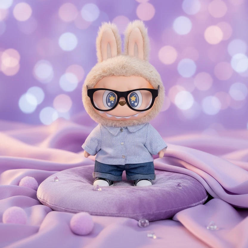 POP MART Labubu Flip With Me – XL Vinylfigur 40 cm