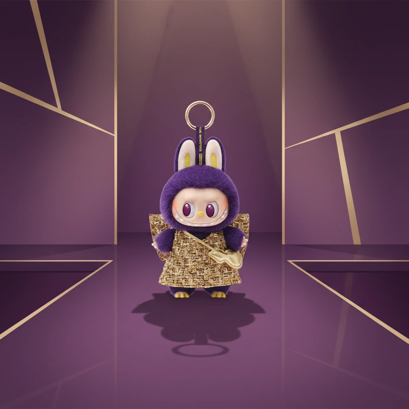 Pop Mart Pronounce Gold Wings of Fortune Limited Edition Keychain