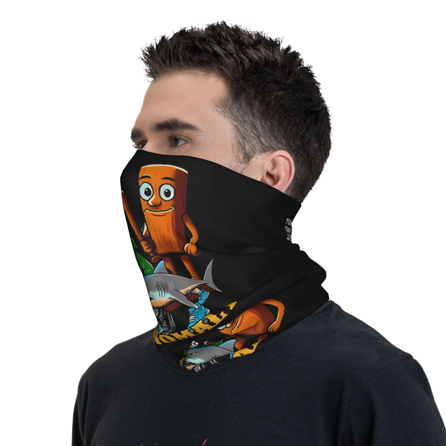 Foulard-Masque Italian Brainrot – Accessoire Humour & Pop Culture