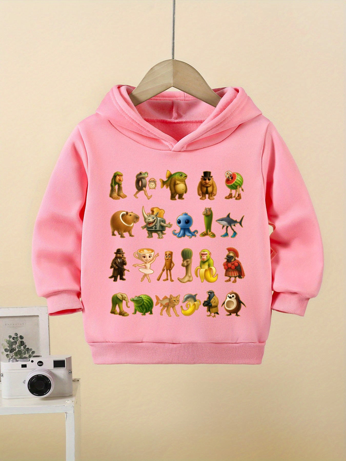 Sweat à Capuche Enfant Brainrot – Italian Brainrotm– Confort Stretch 3 à 10 Ans