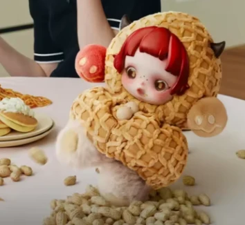 POP MART Skullpanda You Found Me – Porte-Clé Peluche Blind Box