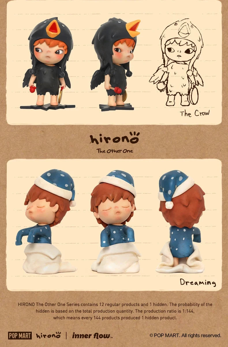 POP MART HIRONO Figurine The Other One Series Édition Limitée Numérotée Boîte Mystère by POP MART INTERNATIONAL GROUP LIMITED