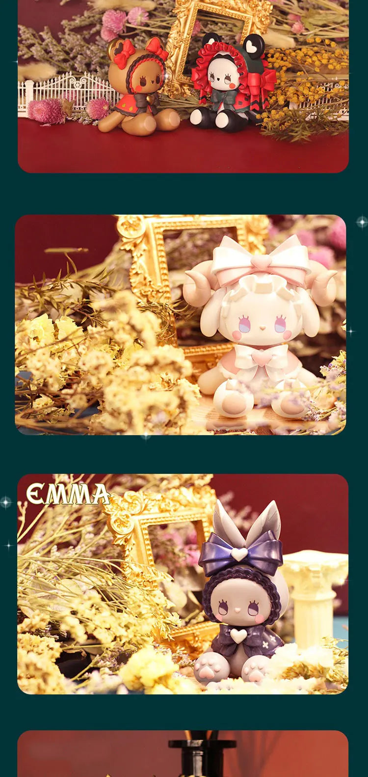 Secret Forest Figurines, Anime Emma, ​​Random Blind Box, Toys, Kawaii Action Figure, Desktop Model, Mystery Box, Gift, Doll Collection