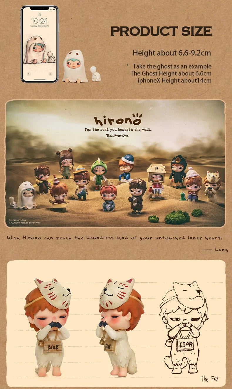 POP MART HIRONO Figurine The Other One Series Édition Limitée Numérotée Boîte Mystère by POP MART INTERNATIONAL GROUP LIMITED