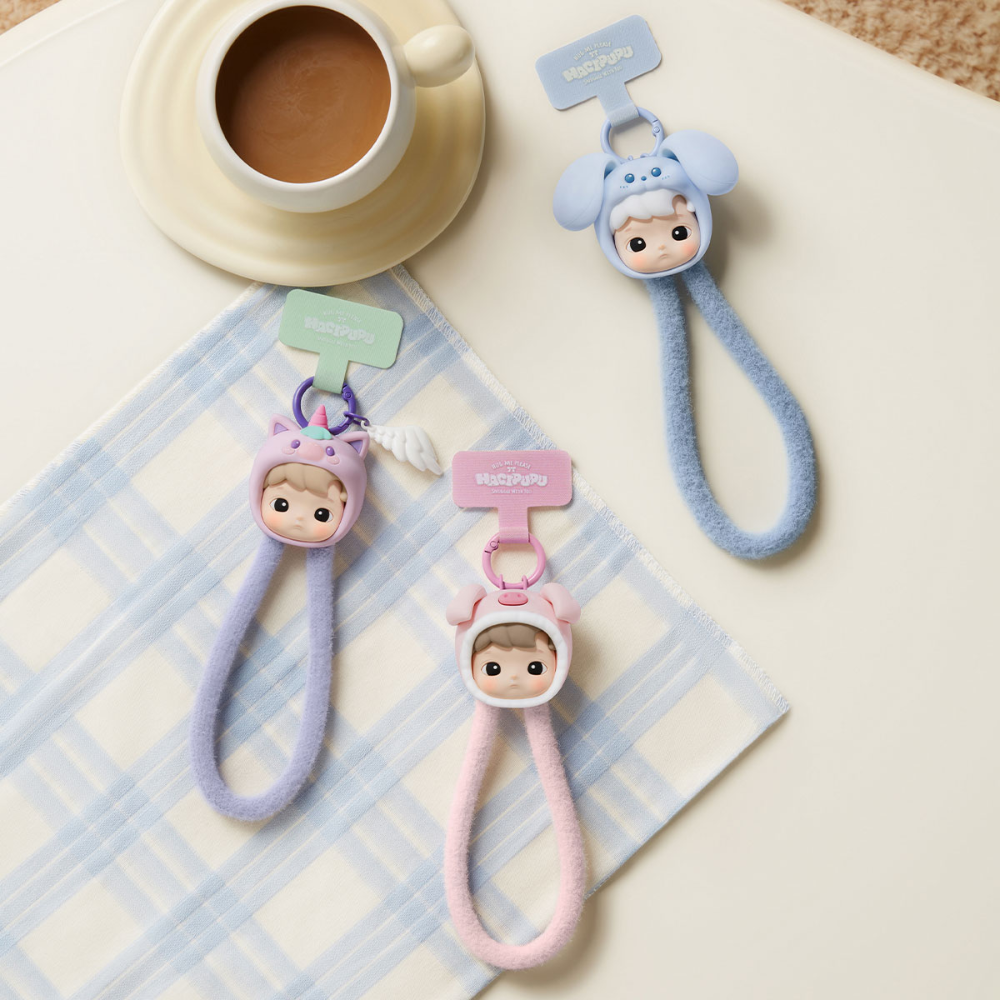 Pop Mart HACIPUPU Snuggle With You Lanière Téléphone Exclu by POP MART INTERNATIONAL GROUP LIMITED