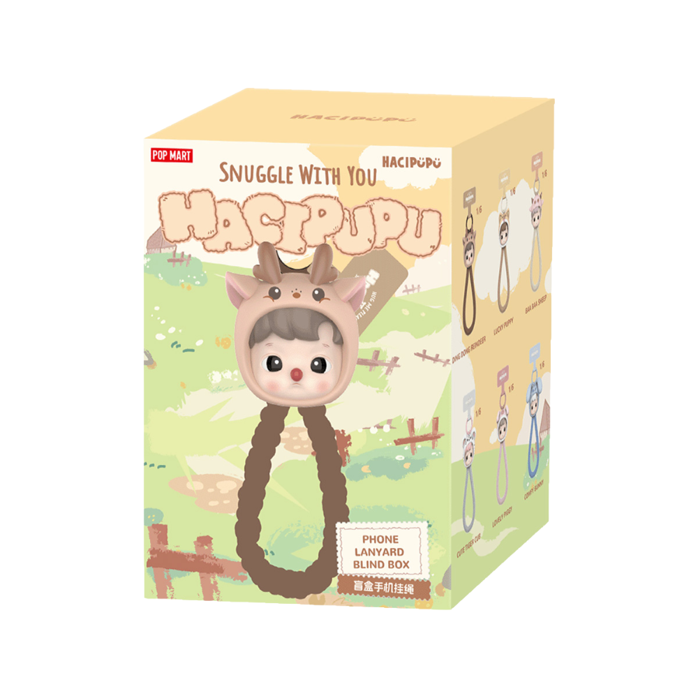 Pop Mart HACIPUPU Snuggle With You Lanière Téléphone Exclu by POP MART INTERNATIONAL GROUP LIMITED