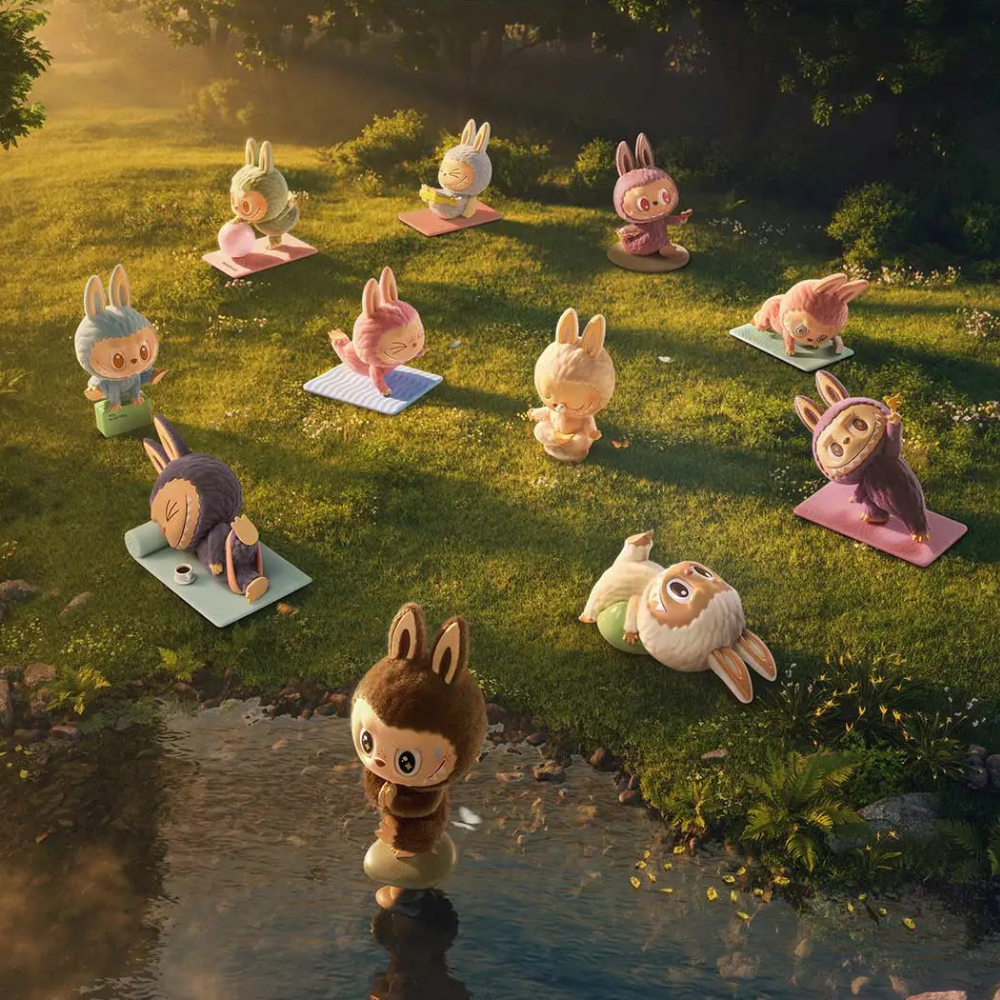 THE MONSTERS Lazy Yoga Series Figures
