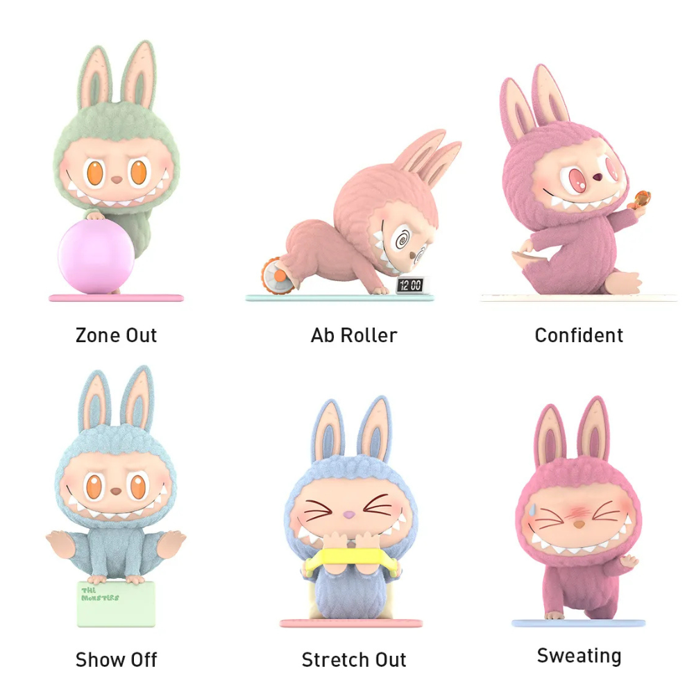 THE MONSTERS Lazy Yoga Series Figures