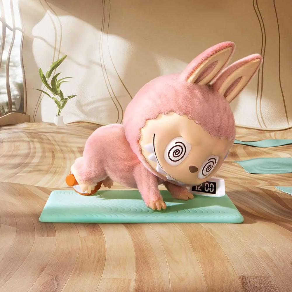 POP MART Figurine Labubu Yoga Zen en Boîte Surprise Collection Lazy Yoga The Monsters Édition Limitée by POP MART INTERNATIONAL GROUP LIMITED